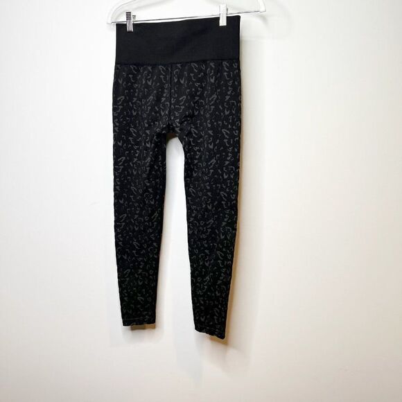 Soul Womens Black Elastic Waist Pull On Compression Legging Size Medium - Picture 2 of 6